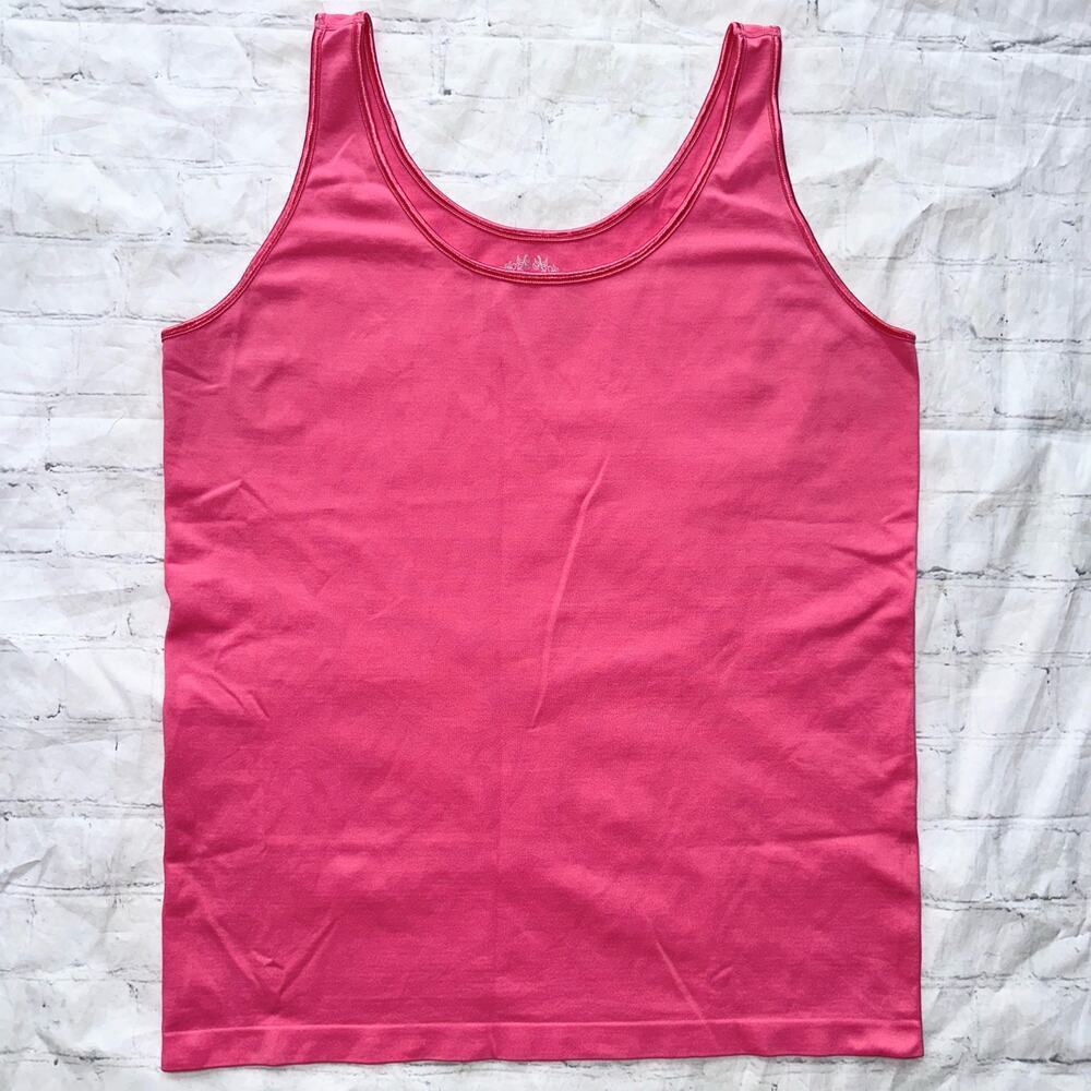 NWOT Women’s Size 18/20W Cato Light Compression Tank Top Salmon Pink